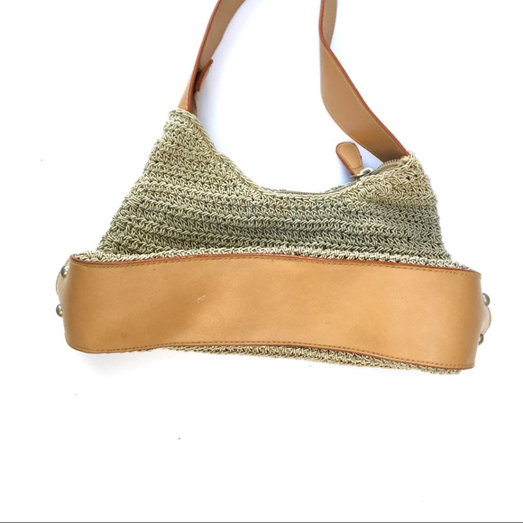 Vintage Cottagecore Giannini Women’s Leather Shoulder Hand Bag Purse Accessories - Picture 3 of 9